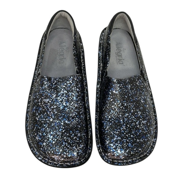 ALEGRIA Shoes Debra Blue Racer Slip On Comfort Clog Size 37 or 7 - Picture 2 of 11